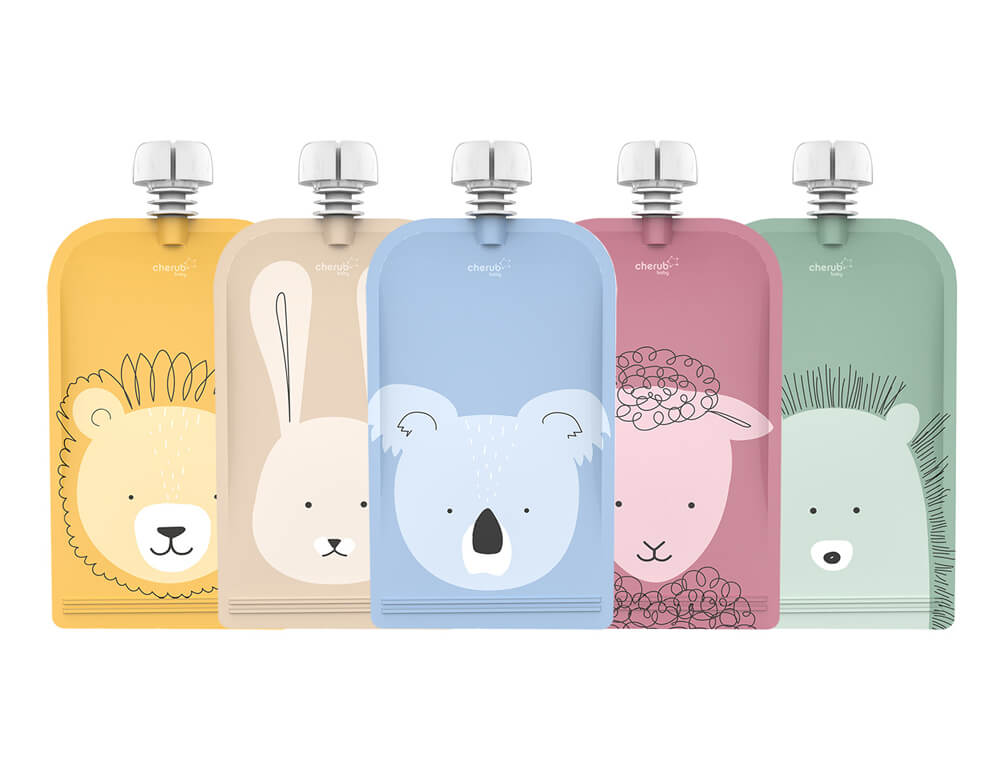 Reusable Baby Food / Yoghurt Pouches UK