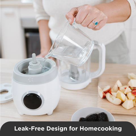 Automatic Baby Food Maker, Steriliser & Warmer Bundle in Cerulean & Sage