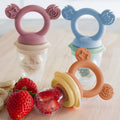 Silicone Baby Fresh Food Feeder / Fruit Feeder - Cerulean & Sage - UK