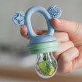 Silicone Baby Fresh Food Feeder / Fruit Feeder - Cerulean & Sage - UK
