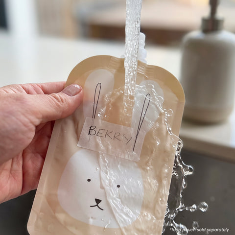 Dissolvable Baby Food Pouch & Breast Milk Bag Labels 65PK, UK