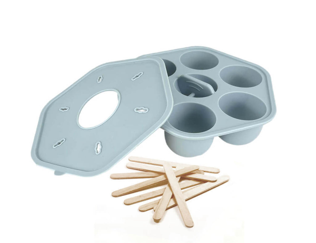 Silicone Freezer Tray & Icy Pole Moulds - Duck Egg