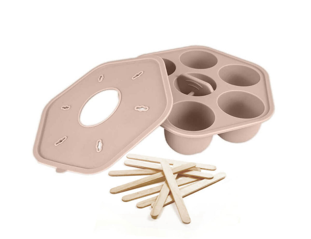 Silicone Freezer Tray & Icy Pole Moulds - Sand