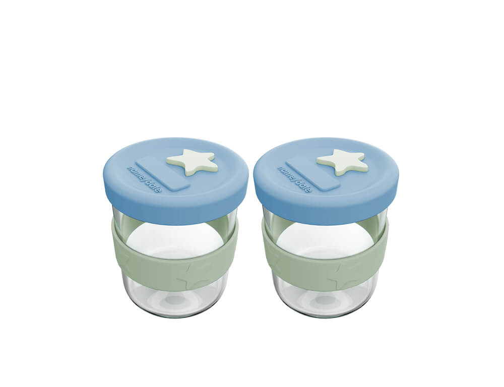 Small Glass Jars With Lids 24-pack Glass Baby Food Storage