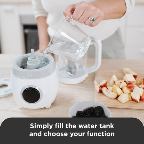 Automatic Baby Food Maker, Steriliser & Warmer Bundle in Dusty Rose & Sand