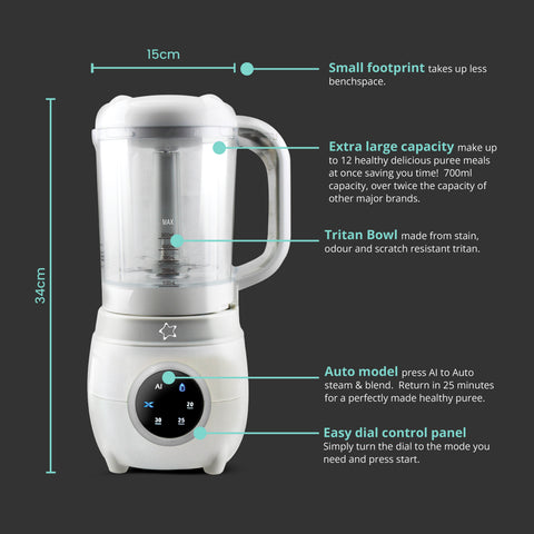 Automatic Baby Food Maker, Steriliser & Warmer