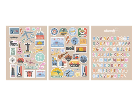 On the Go Reusable Food Pouch Sticker Set - BIG EXPLORER