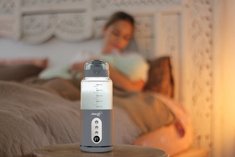 Anywhere Portable Bottle Warmer PRO Slate - Breast Milk and Formula Warmer UK
