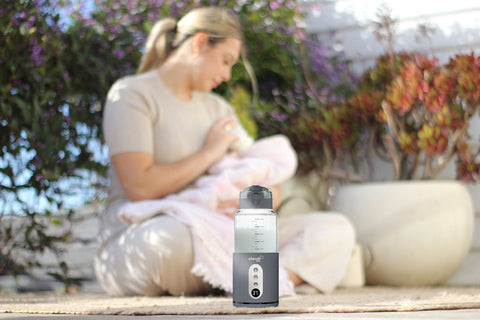 Anywhere Portable Bottle Warmer PRO Slate - Breast Milk and Formula Warmer UK