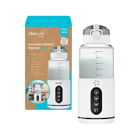 Anywhere Tragbarer Flaschenwärmer Pro V2 - Reise-Brustmilch- und Babyflaschenwärmer UK
