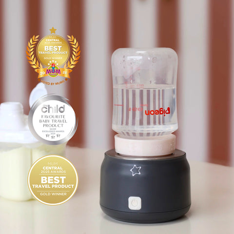Universal Portable Bottle Warmer V2 + Adaptors - Baby Breast Milk and Formula Warmer