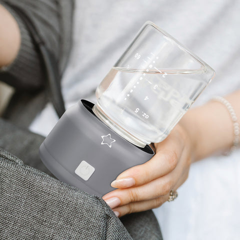 Universal Portable Bottle Warmer V2 + Adaptors - Baby Breast Milk and Formula Warmer