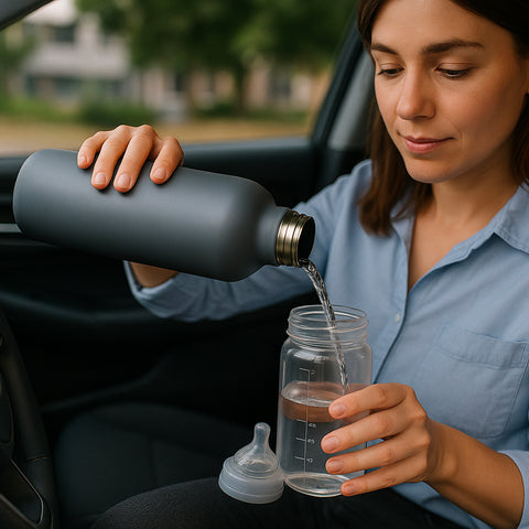 Anywhere Portable Bottle Warmer PRO Slate – Flaschenwärmer für Muttermilch und Pre-Nahrung UK