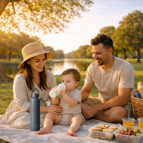 Anywhere Portable Bottle Warmer PRO Slate – Flaschenwärmer für Muttermilch und Pre-Nahrung UK