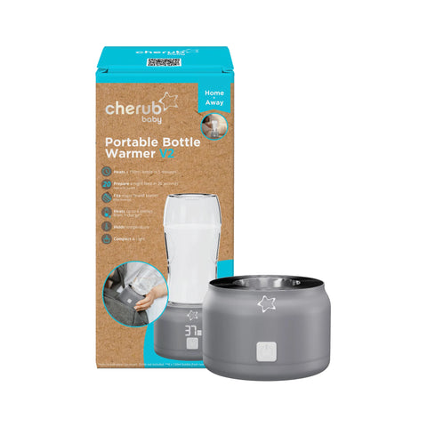 Universal Portable Bottle Warmer V2 + Adaptors - Baby Breast Milk and Formula Warmer