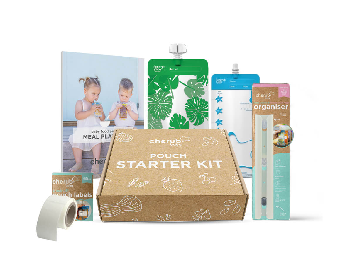 Reusable Baby Food Pouch Starter Kit