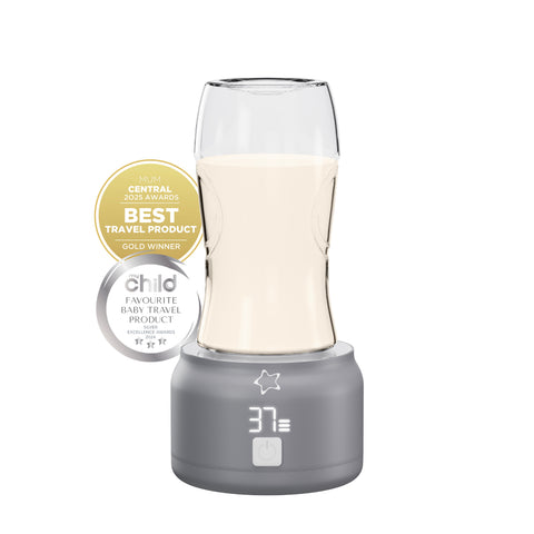 Universal Portable Bottle Warmer V2 + Adaptors - Baby Breast Milk and Formula Warmer