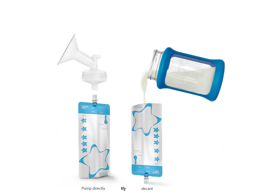 Reusable Breast Milk Storage Bags 50 uses / 10 pack