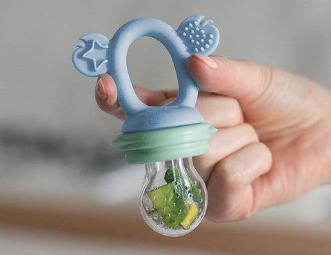 Silicone Baby Teether Toys- Fresh Food Feeder, Fruit Feeder