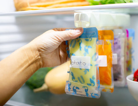 Food Pouch & Breast Milk Bag Organiser - Fridge / Freezer